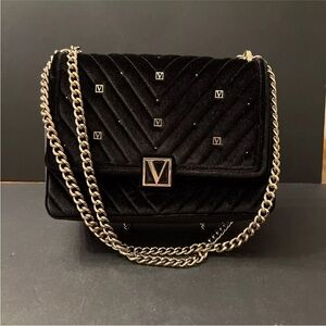 Never used VS velvet structured purse